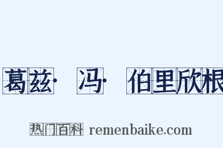 葛兹·冯·伯里欣根是什么意思的图片